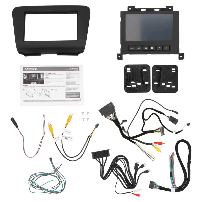 Metra 95-6552B 7" inch Double DIN Dash Kit for Select Dodge Charger 2015-Up Vehicles
