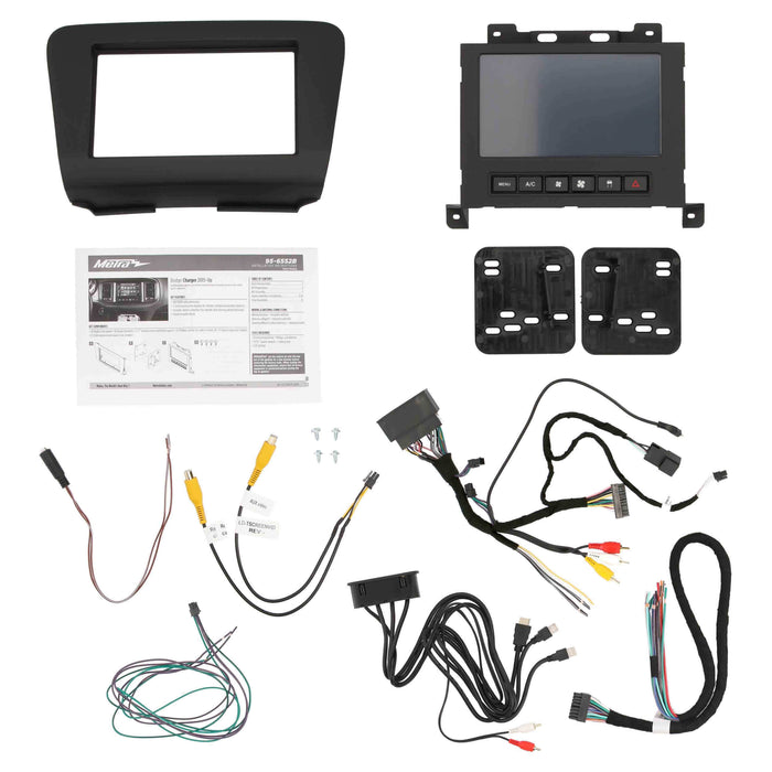 Metra 95-6552B 7" inch Double DIN Dash Kit for Select Dodge Charger 2015-Up Vehicles