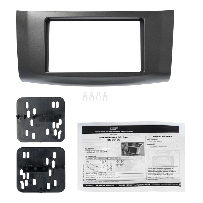 Metra 95-7618G 2-DIN Dash Kit for Nissan Sentra 2013-Up