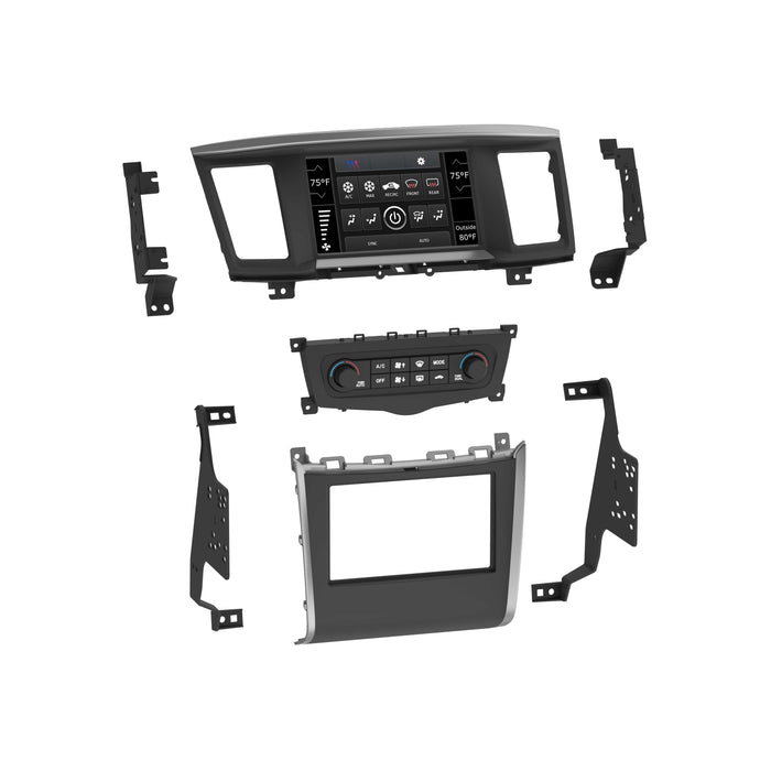 Metra 95-7643 Double DIN Stereo Install Dash Kit for Select Nissan Pathfinder 2013-2016 Vehicles