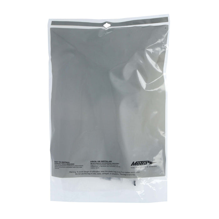 Metra 95-7804B Double DIN Stereo Install Dash Kit for Select Honda Accord 13-17 Black W/ Silver Trim