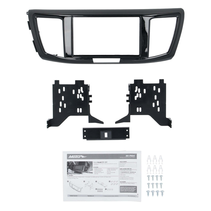 Metra 95-7804HG Double DIN Dash Kit for select Honda Accord 2013-2017 Matte and Gloss Black