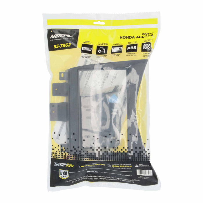 Metra 95-7862 Double DIN Dash Kit for 2003-2007 Honda Accord Vehicles