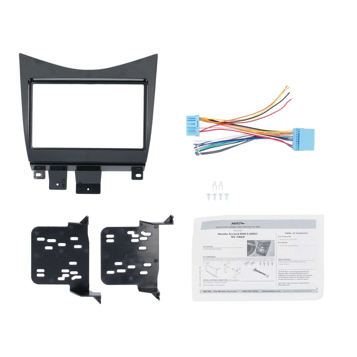 Metra 95-7862 Double DIN Dash Kit for 2003-2007 Honda Accord Vehicles