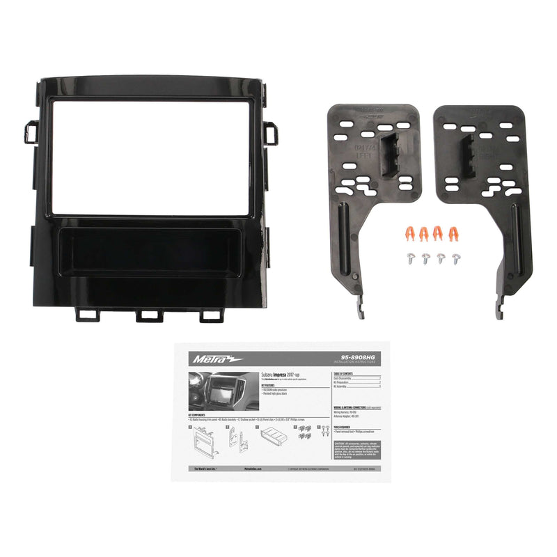 Metra 95-8908HG 2-Din Dash Kit for Select Subaru Impreza 2017-Up