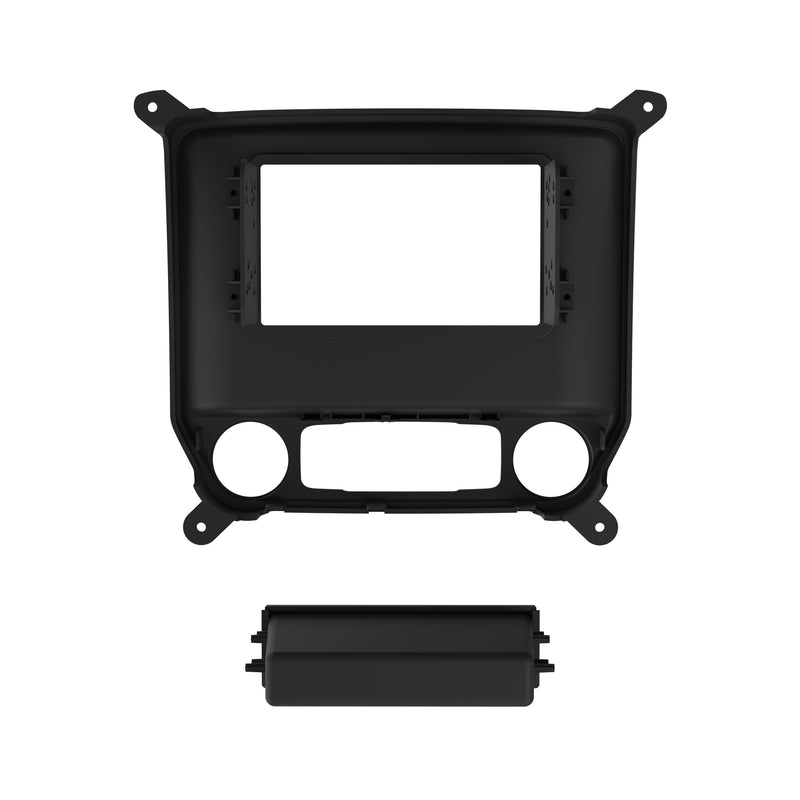 Metra 99-3014G Gray Single/Double DIN Dash Kit for Select Chevrolet Silverado / GMC Sierra 2014-Up