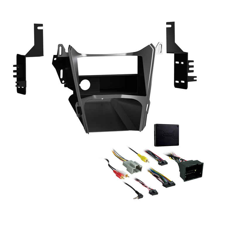 Metra 99-3307G Gray Single/Double DIN Dash Kit for Select Chevy Equinox GMC Terrain 2010-2015 (with Monochrome Display)