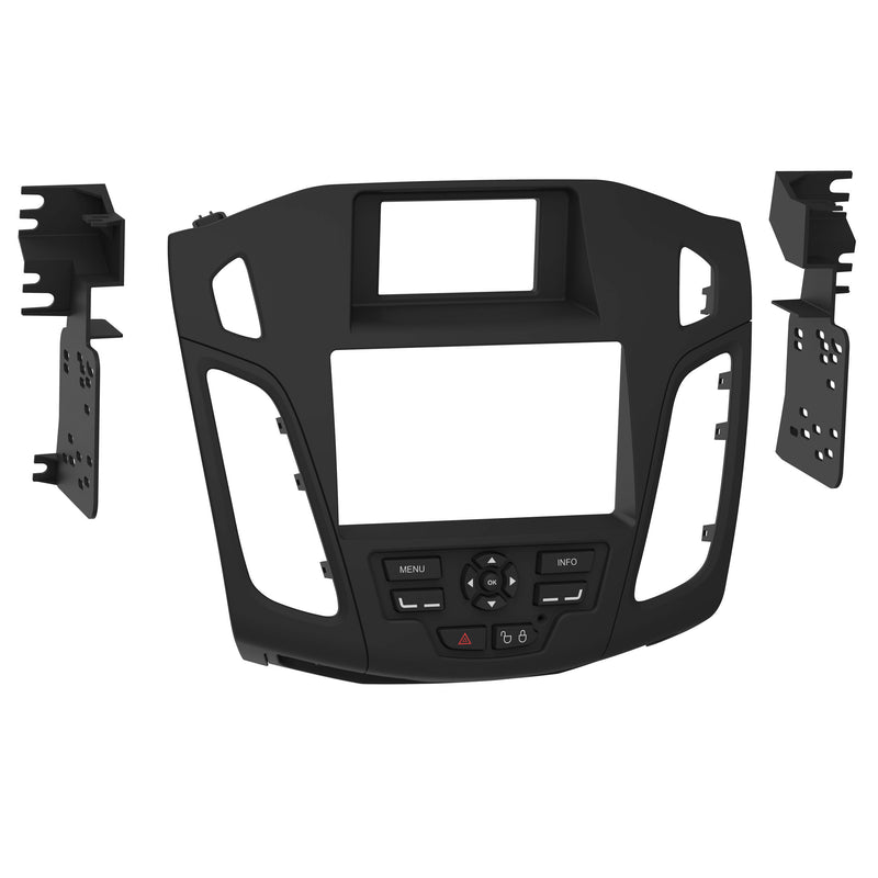 Metra 99-5827B 1 or 2 DIN Dash Kit + Taupe Vent for Ford Focus 2012-2014 (without myFord Touch)