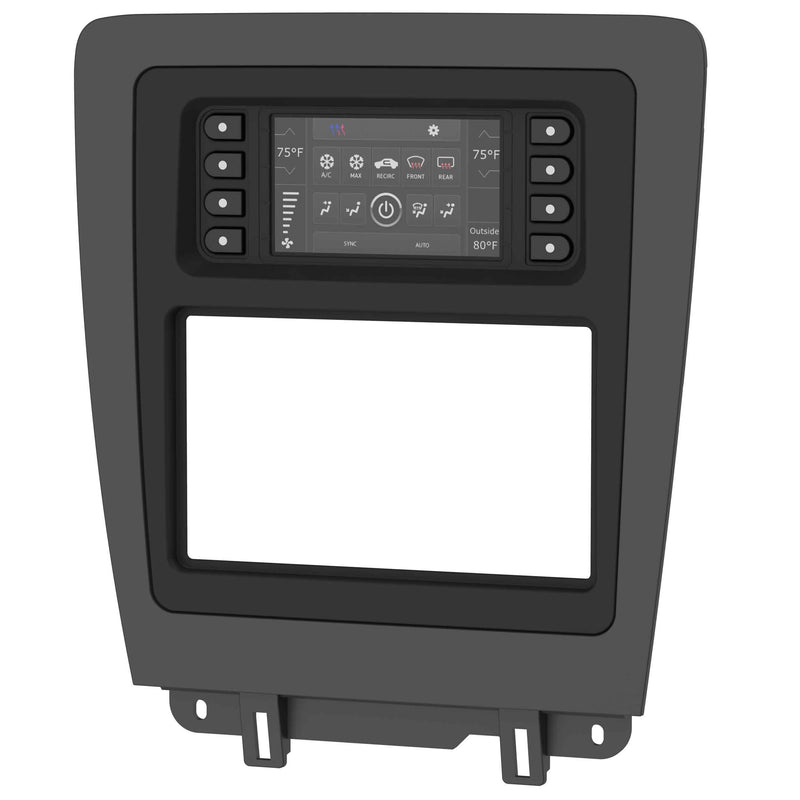 Metra 99-5839CH Charcoal 1 or 2 DIN Dash Kit for 2010-14 Ford Mustang