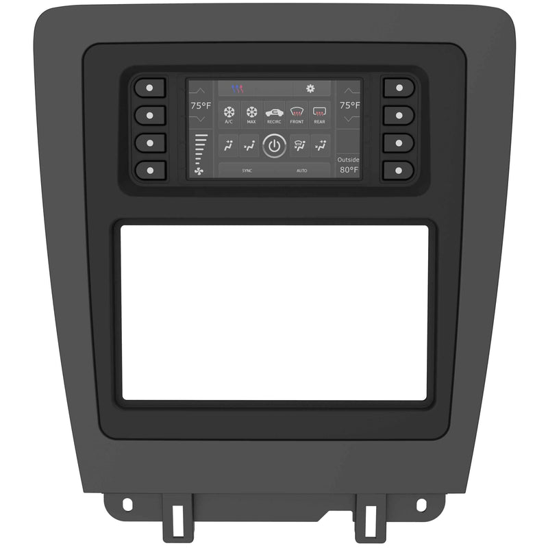 Metra 99-5839CH Charcoal 1 or 2 DIN Dash Kit for 2010-14 Ford Mustang