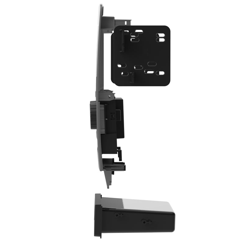 Metra 99-5853CH Single or Double DIN Dash Kit for FORD Mustang 2010-2014 (with single-zone climate controls) - TurboTactile