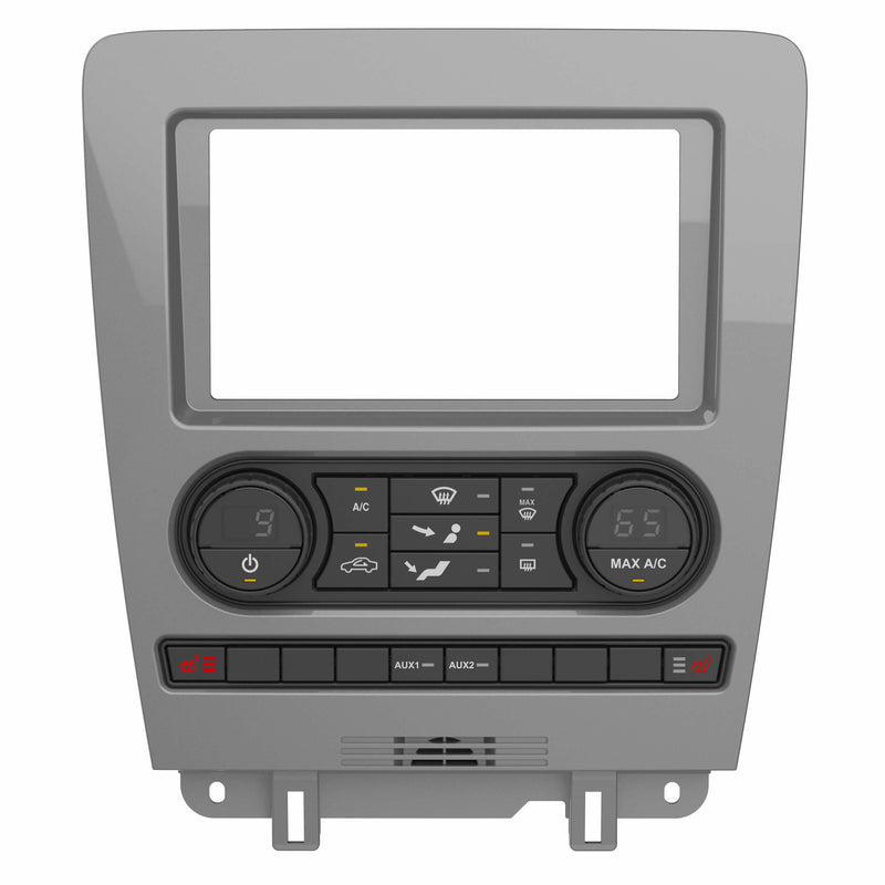 Metra 99-5853CH Single or Double DIN Dash Kit for FORD Mustang 2010-2014 (with single-zone climate controls) - TurboTactile