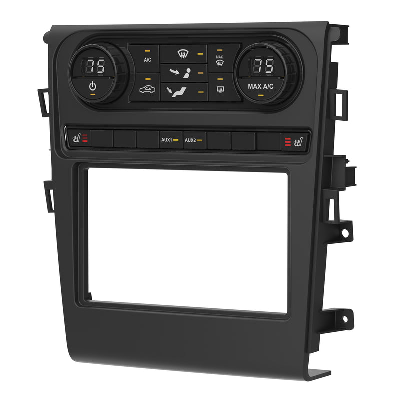 Metra 99-5854B Single or Double DIN Dash Kit for Ford Fusion 2013-2019 (with single zone climate controls)