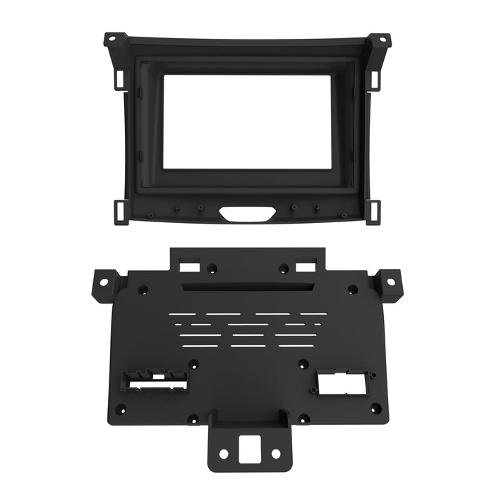 Metra 99-5857B 1 or 2- DIN Car Stereo Dash Kit Fits Select 2019-up Ford Ranger Vehicles with 4.2" Screen