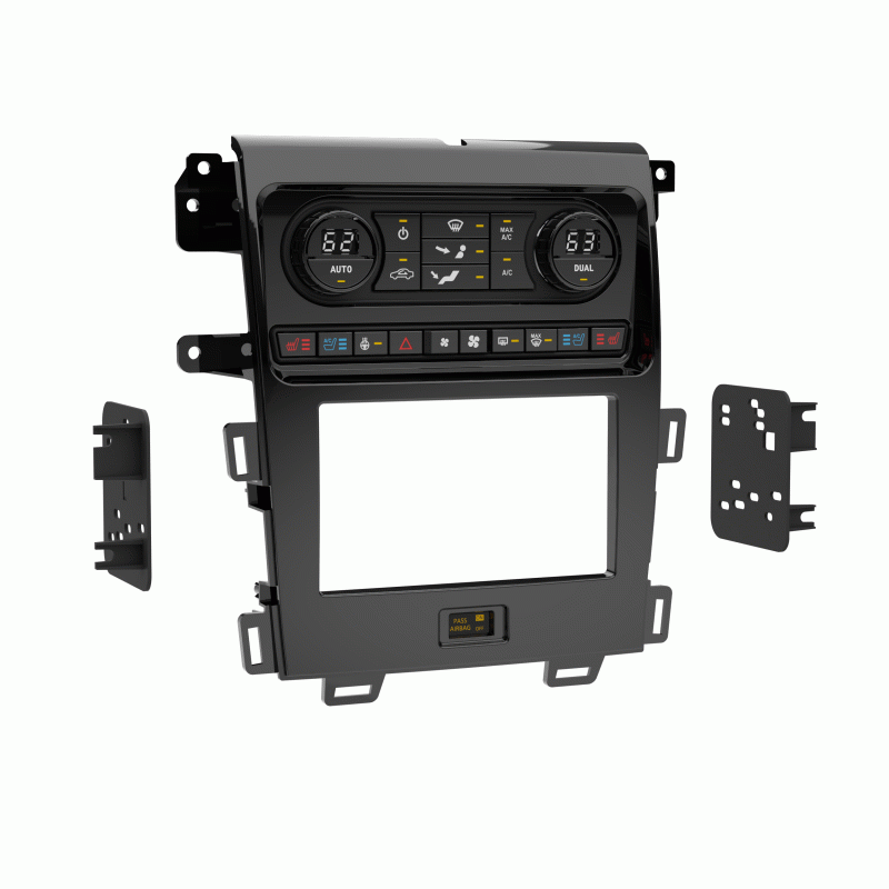 Metra 99-5863HG Double Din Dash Kit for Select Ford Edge 2011-2014 (With Factory 8" Screen)