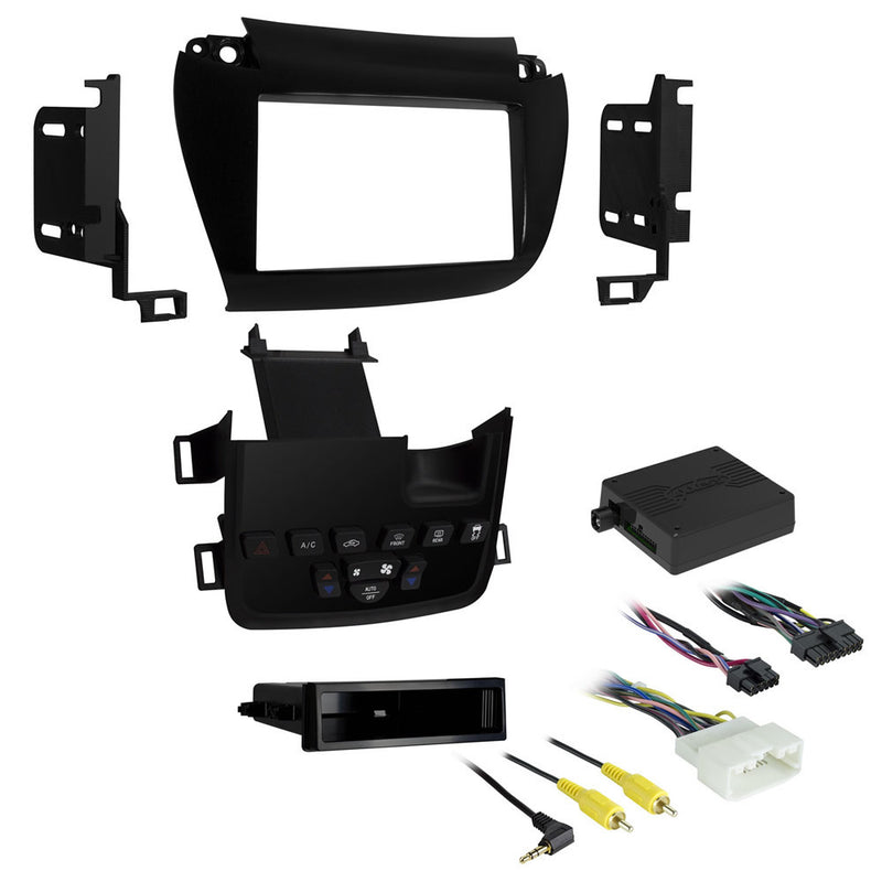 Metra 99-6520B Black 1 or 2 DIN Dash Kit for Select Dodge Journey 2011-2020