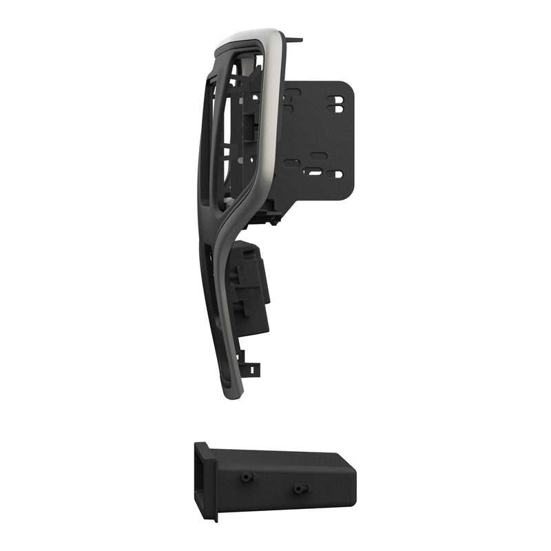 Metra 99-6536S Single or Double DIN Dash Kit for select 2014-2021 Jeep Grand Cherokee (Silver)