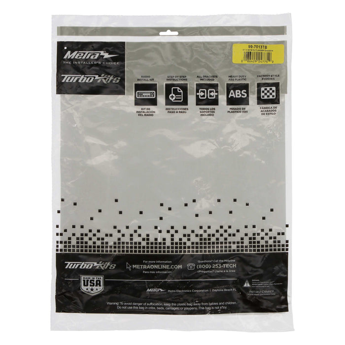 Metra 99-7013TB Single DIN Dash Kit for 2007-2011 Mitsubishi Outlander