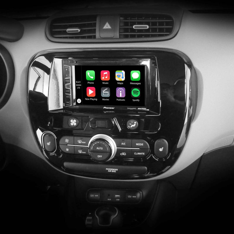 Metra 99-7388HG 1-2 DIN Dash Kit for select 2014-2019 KIA Soul (w/ Factory Nav)