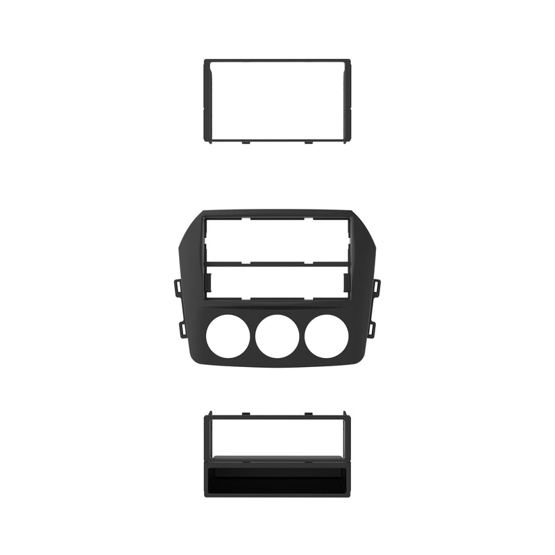 Metra 99-7519B Black 1 or 2 DIN Dash Kit for Mazda Miata (MX-5) 2009-2015