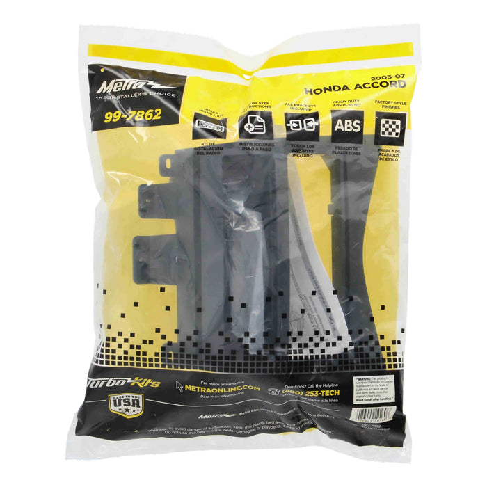 Metra 99-7862 Single DIN Dash Kit with Pocket for 2003-07 Honda Accord