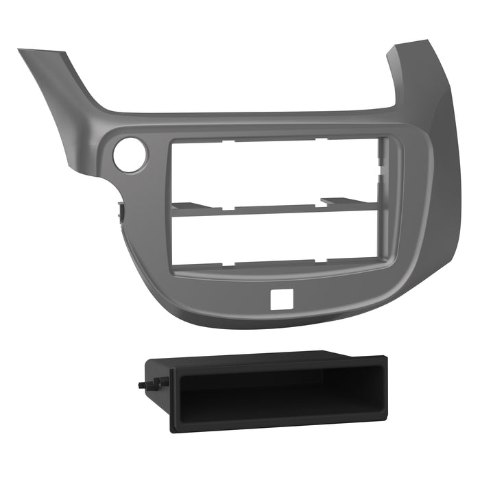 Metra 99-7877S Single or Double DIN Installation Dash Kit for 2009-13 Honda Fit Vehicles- Silver