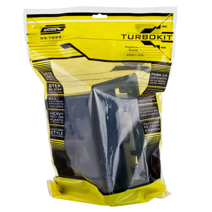 Metra 99-7899 Single DIN Stereo Dash Kit for 2001-2005 Honda Civic