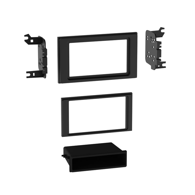 Metra 99-8251B Matte Black 1 or 2 DIN Dash Kit for Toyota Tacoma 2016-2023