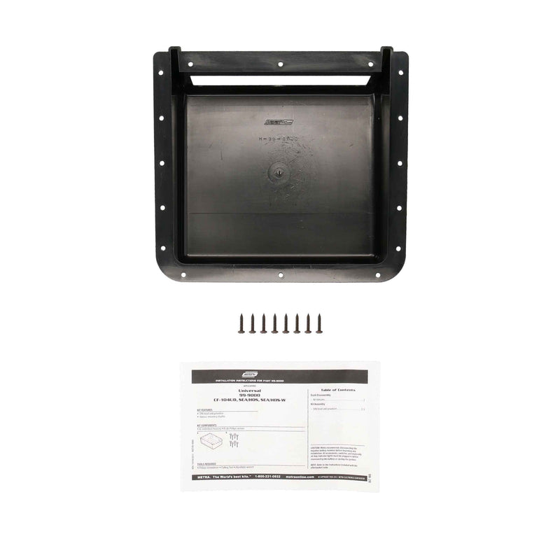Metra 99-9000 Universal Underdash CD Housing DIN Radio Receiver Enclosure Kit