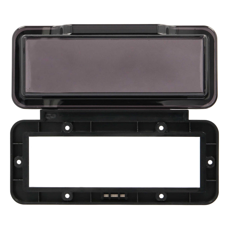 Metra 99-9003B Black Weatherproof Marine Cover for Single DIN Radios