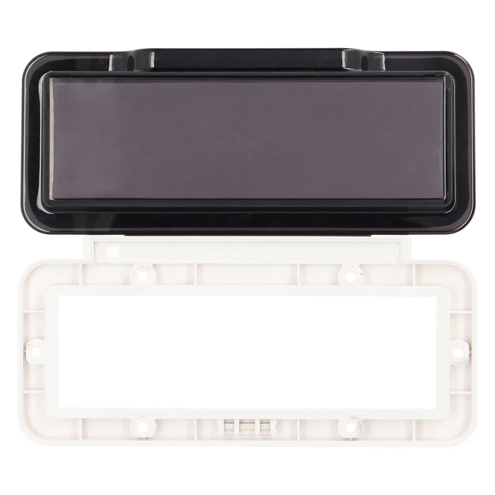 Metra 99-9003W White Weatherproof Marine Cover for Single DIN Radios