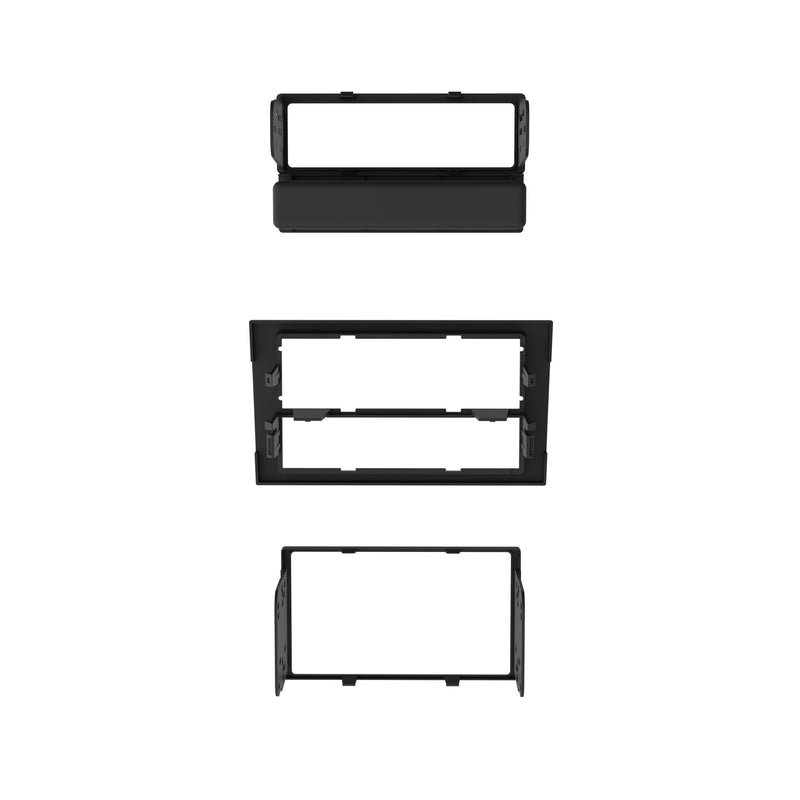 Metra 99-9107B Black Double DIN Stereo Dash Kit for Audi A4/RS 4/S4 2002-2008 (with Symphony or NAV radio)