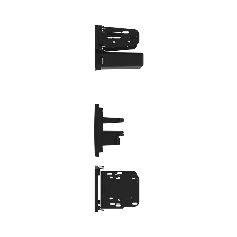 Metra 99-9107B Black Double DIN Stereo Dash Kit for Audi A4/RS 4/S4 2002-2008 (with Symphony or NAV radio)