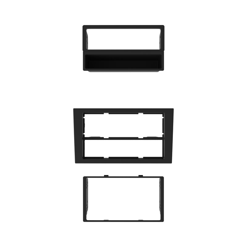 Metra 99-9107B Black Double DIN Stereo Dash Kit for Audi A4/RS 4/S4 2002-2008 (with Symphony or NAV radio)