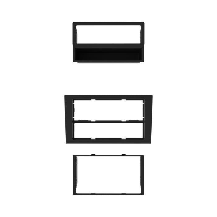 Metra 99-9107B Black Double DIN Stereo Dash Kit for Audi A4/RS 4/S4 2002-2008 (with Symphony or NAV radio)