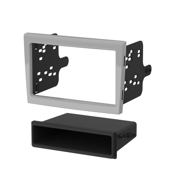 Metra 99-9606G Gray 1 or 2 DIN Dash Kit for 2005-2012 Porsche 997