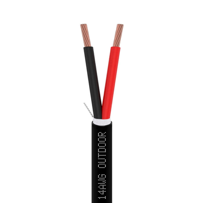 Wavenet AC1402OSPBK4-500 14AWG, 2 Conductors (105) Riser Audio Cable Reelex II 500 Feet -  Black
