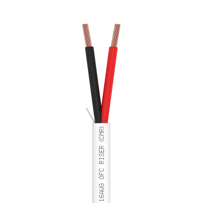 Wavenet AC1602RWH4-500 2 Conductors 500FT 16AWG OFC Riser CMR Audio Cable - White