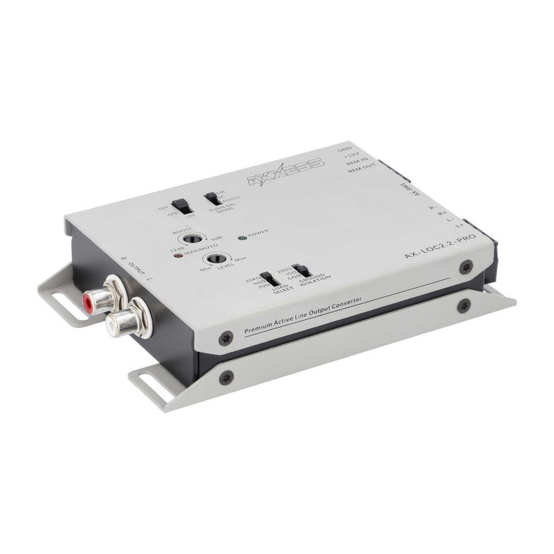 Axxess AX-LOC2.2-PRO 2-Ch Active Line Output Converter with Bass Boost