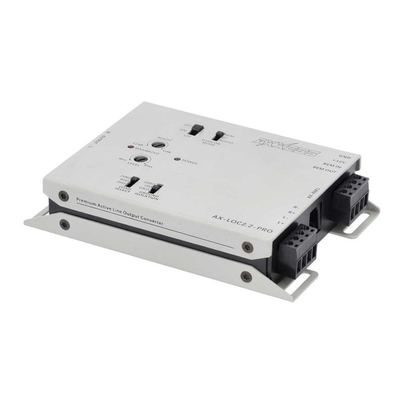 Axxess AX-LOC2.2-PRO 2-Ch Active Line Output Converter with Bass Boost