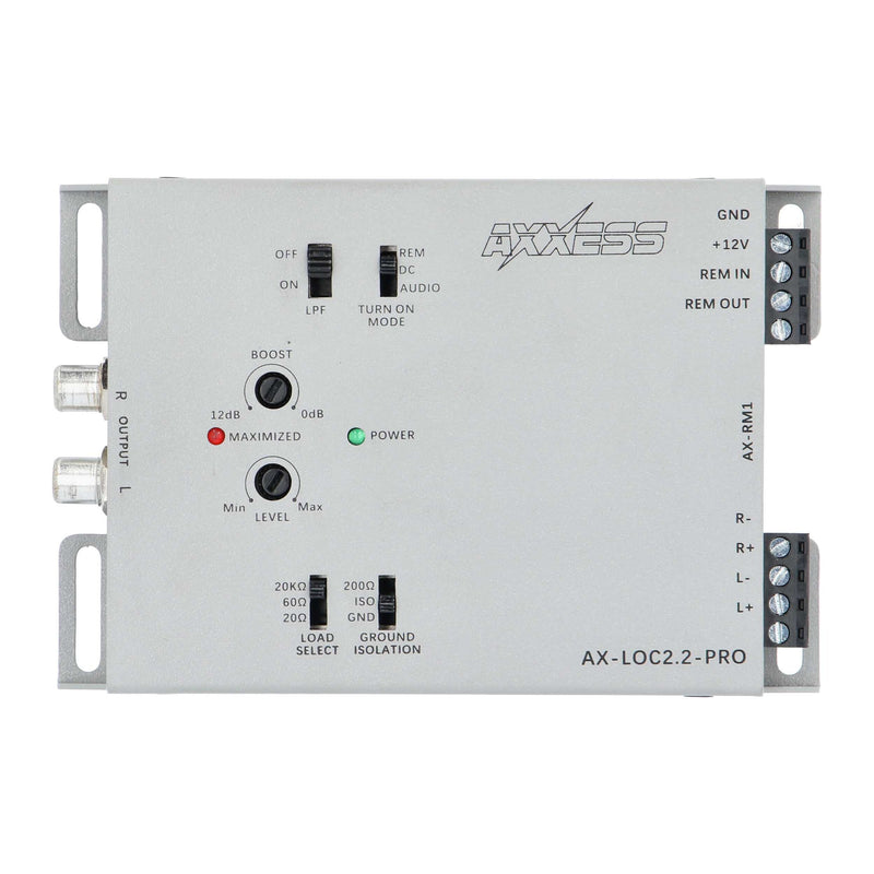 Axxess AX-LOC2.2-PRO 2-Ch Active Line Output Converter with Bass Boost