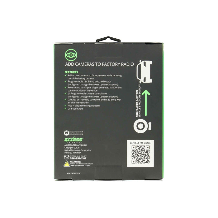 Metra AXAC-CH5 Add-On Multiple CAN Activated Cameras for select Chysler 2013-Up Vehicles