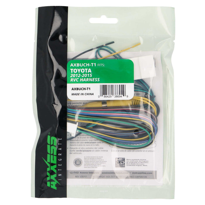Axxess AXBUCH-T1 Back-up Camera Retain/Add-On Retention Harness for select Toyota 2012-2015