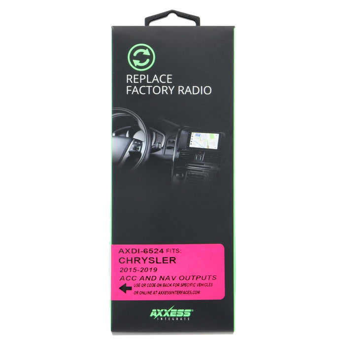 Axxess AXDI-6524 Radio Replace Interface w/ACC and NAV for select 2014-2023 Jeep, RAM Vehicles
