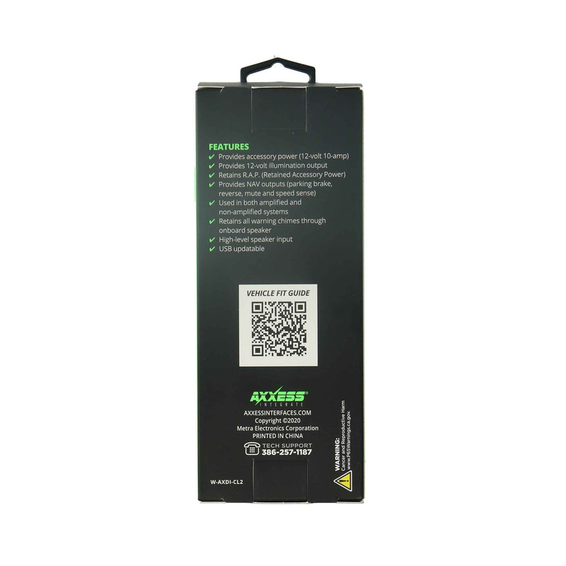 Metra AXDI-CL2 Data Interface with Chime Retention for Select 2000-2013 GM Vehicles