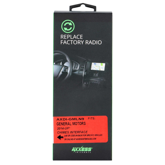 Axxess AXDI-GMLN9 Radio Replacement Interface with Chime Retention for select 2014-Up GM Vehicles