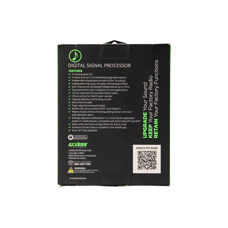 Axxess AXDSPX-CH4 Chrysler DSP Interface With Pre-Wired Harness 2016-2018