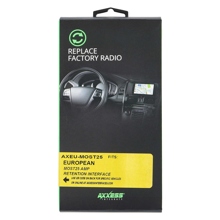 Axxess AXEU-MOST25 MOST25 Amp Retention Interface for select BMW Mercedez Benz 2008-2019