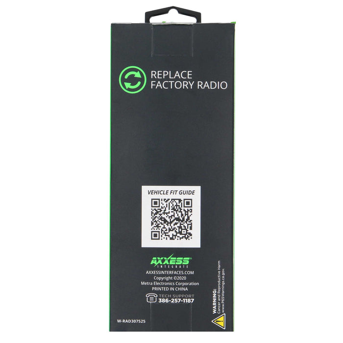 Axxess AXGM-044 Amp Interface for select Chevy Cruze 2011-2015 Limited 2016 w/ Monochrome Screen