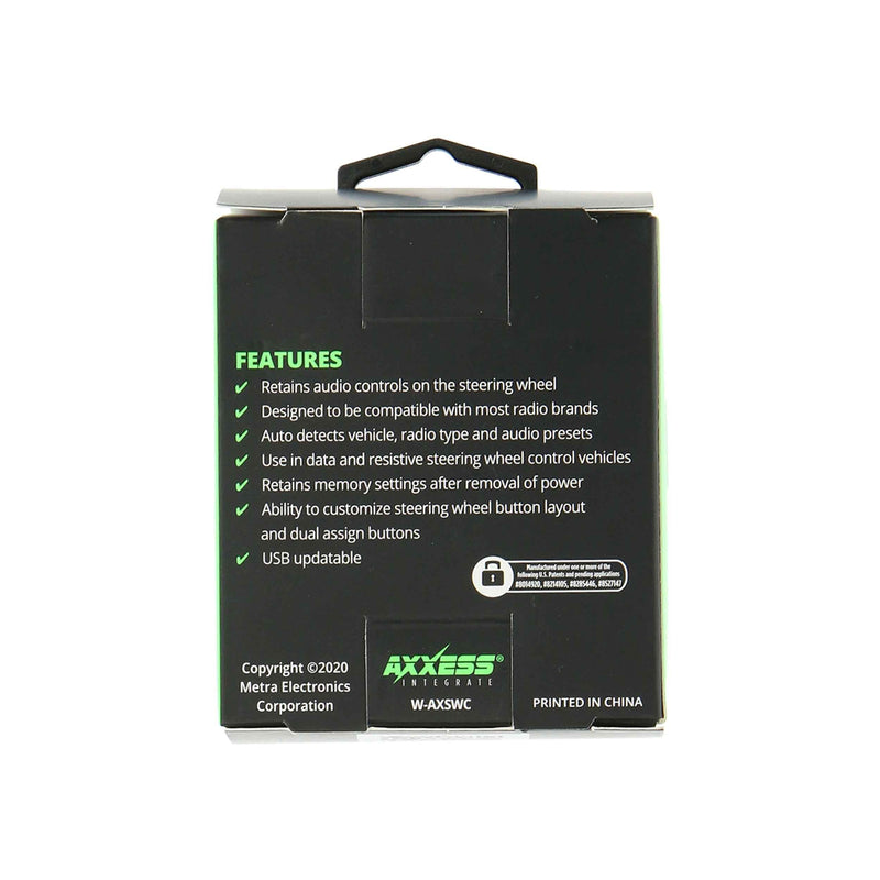 Metra AXSWC Universal Steering Wheel Control Interface - Updated Model for ASWC-1